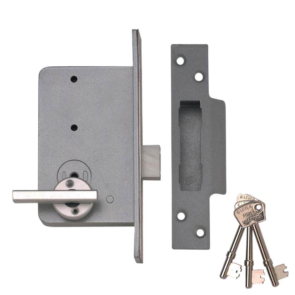 UNION 4K-3WH 6 Lever Escape Deadlock - 78mm LH Bagged