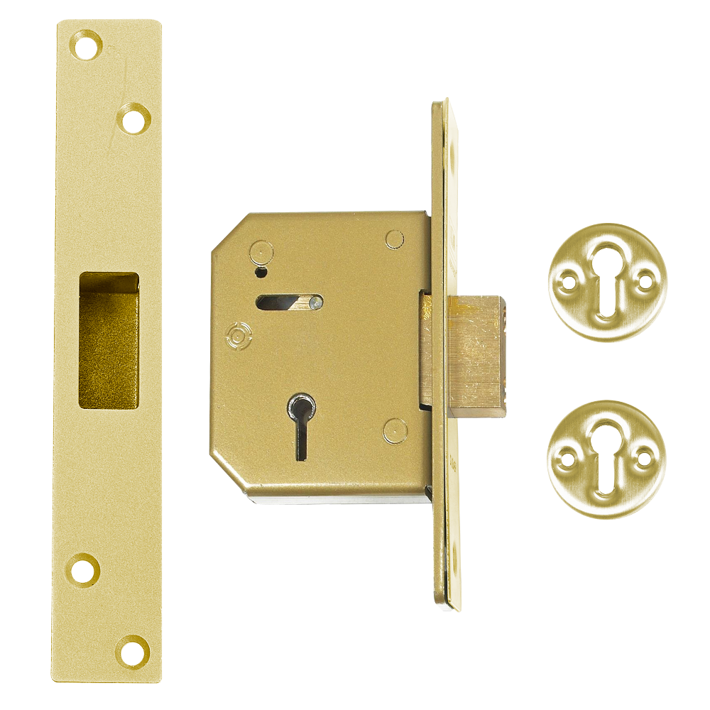 UNION C-Series 3G115 5 Lever Deadlock - 67mm PB KD Visi