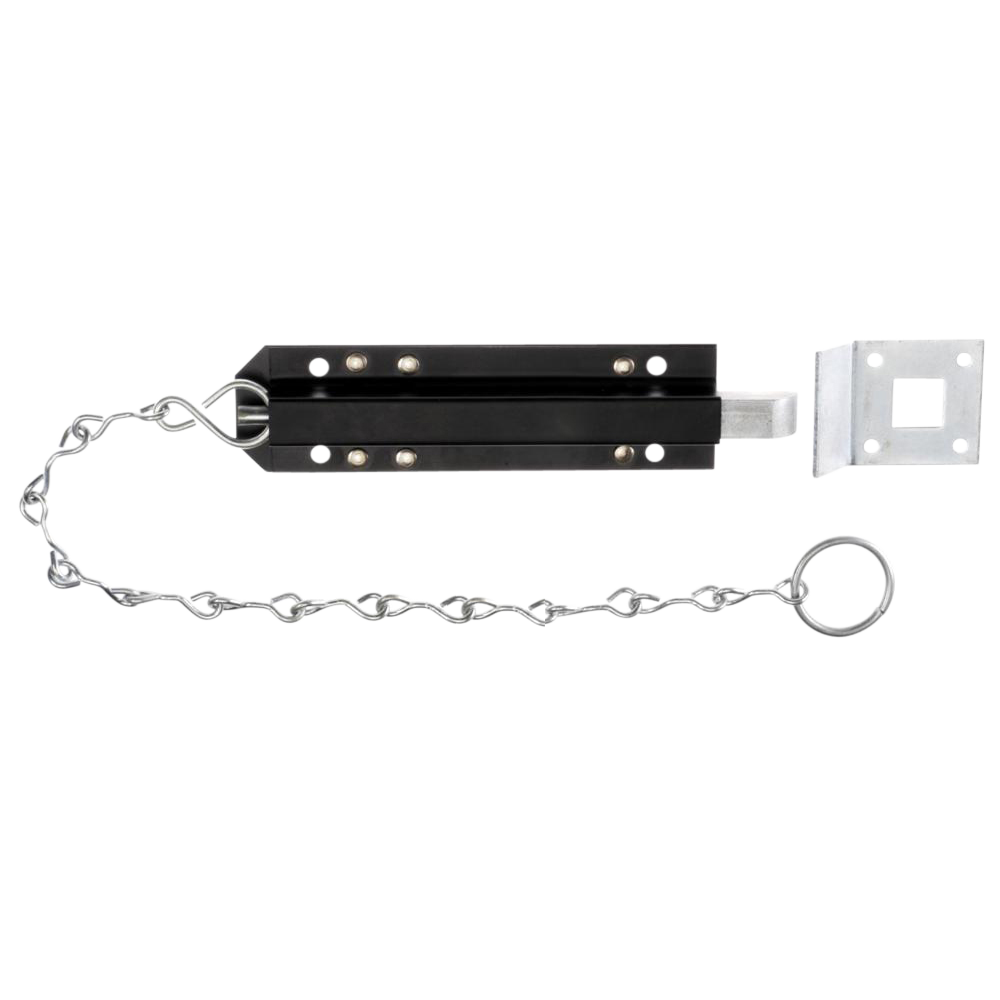 CROMPTON 66 Garage Chain Bolt - 216mm BLK