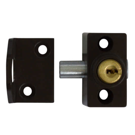 ERA 803 & 804 Sash Window Bolt - BRN Cut Key Visi