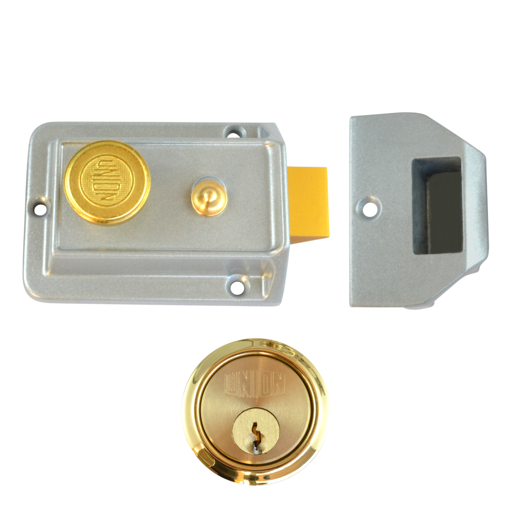 UNION 1022 Non-Deadlocking Nightlatch - 60mm SE Case - PL Cyl Boxed