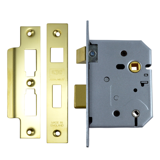UNION 2226 Mortice Bathroom Lock - 75mm PL Bagged