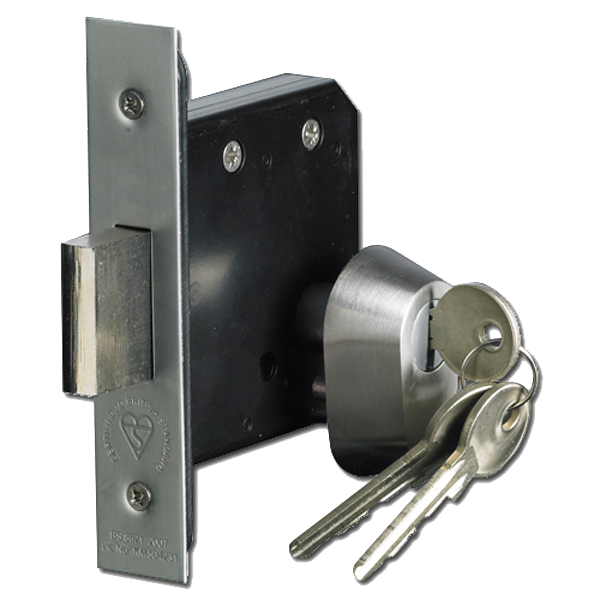 ASEC BS3621 Double Euro Mortice Deadlock - 76mm SC KD Boxed