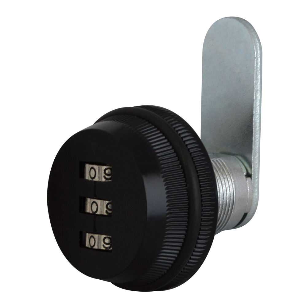 ASEC 3 Digit Combination Nutfix Camlock - 20mm Black