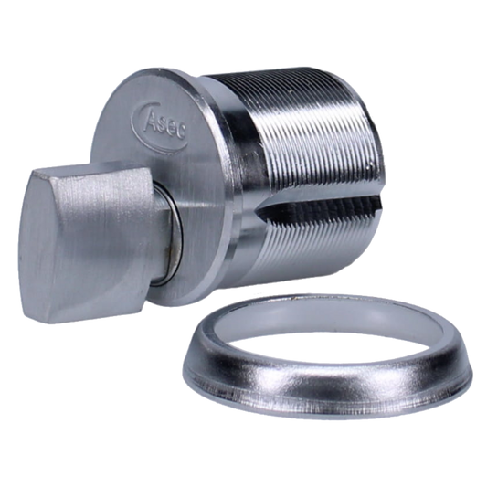 ASEC Thumbturn Screw-In Cylinder - SC Thumbturn (Visi)