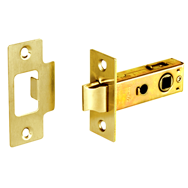ASEC Bolt Through Tubular Mortice Latch - PB 63mm