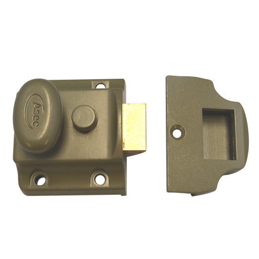 ASEC Traditional Non-Deadlocking Nightlatch - 40mm GRN Case Only Boxed