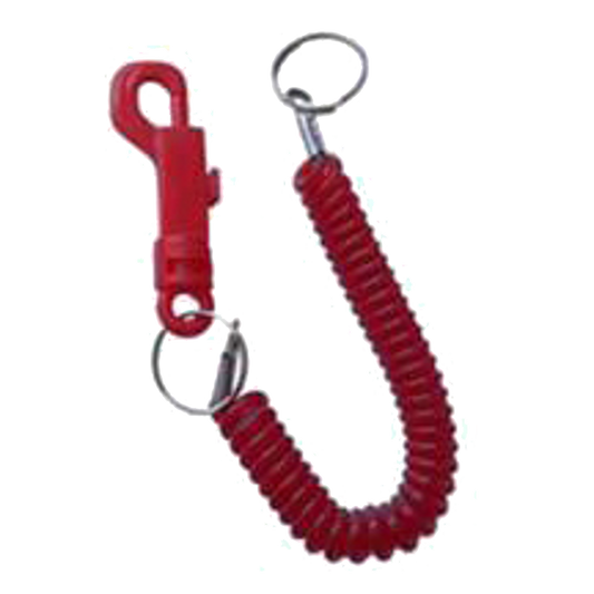 ASEC Spiral Key Ring - Dark Colours