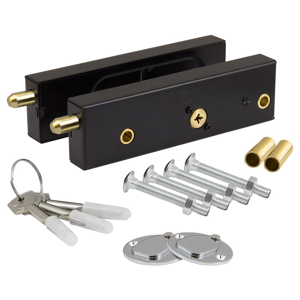 ASEC Garage Door Lock - Keyed Alike Pair Visi