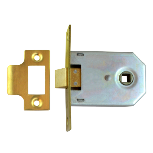 UNION 2642 Mortice Latch - 75mm PB Bagged