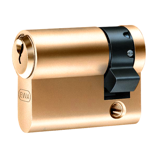 EVVA A5 HZ Euro Half Cylinder With Adjustable Cam KA A67670 - 41mm (32-9) PB
