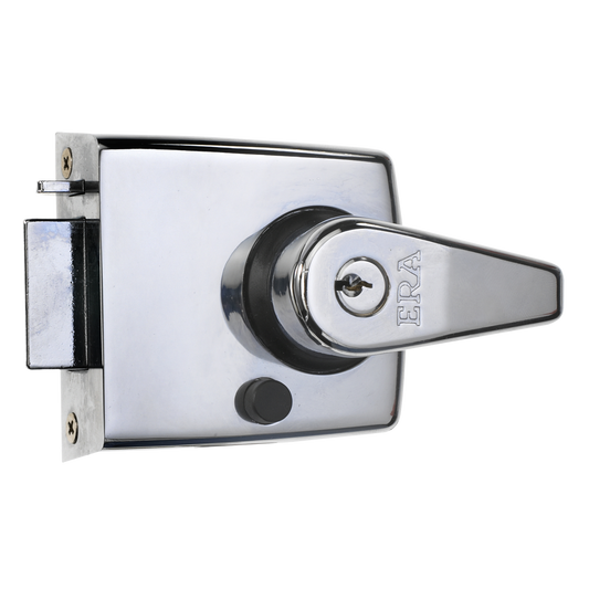 ERA 183 & 193 Deadlocking Nightlatch - 60mm SC With Satin Silver Cylinder Boxed