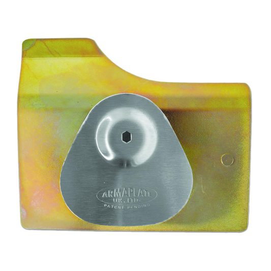 ARMAPLATE Ford Escort Lock Protector Plate - Offside Front