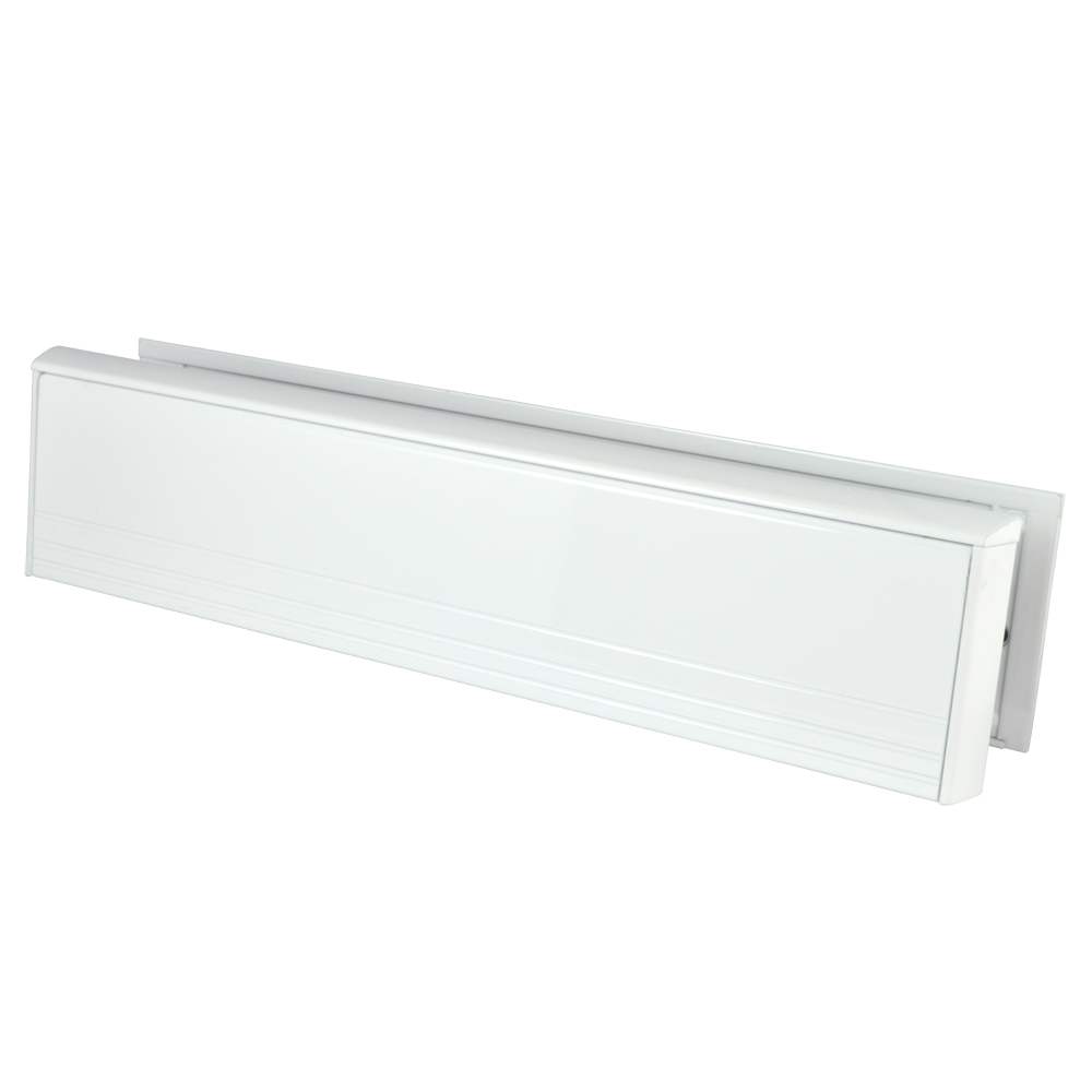 YALE Postmaster Aluminium Letter Box 305mm Wide - White