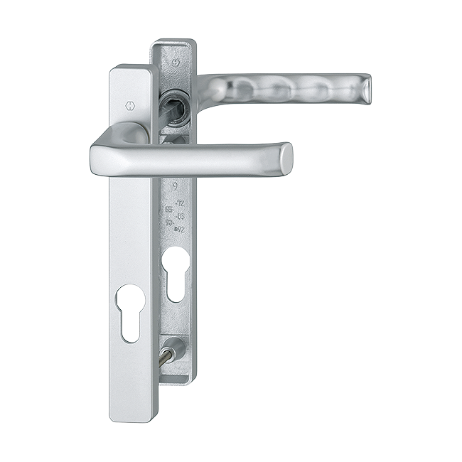 HOPPE London UPVC Lever Door Furniture 113P/366M - Silver