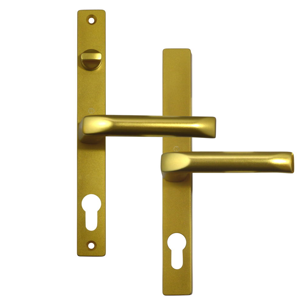 HOPPE UPVC Lever Door Furniture To Suit Fullex c/w Snib - Gold