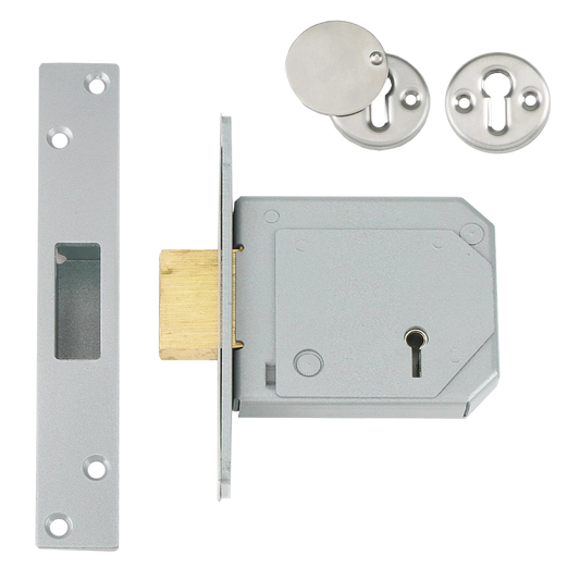 UNION C-Series 3G114E BS 5 Lever Deadlock - 80mm SC KD Visi