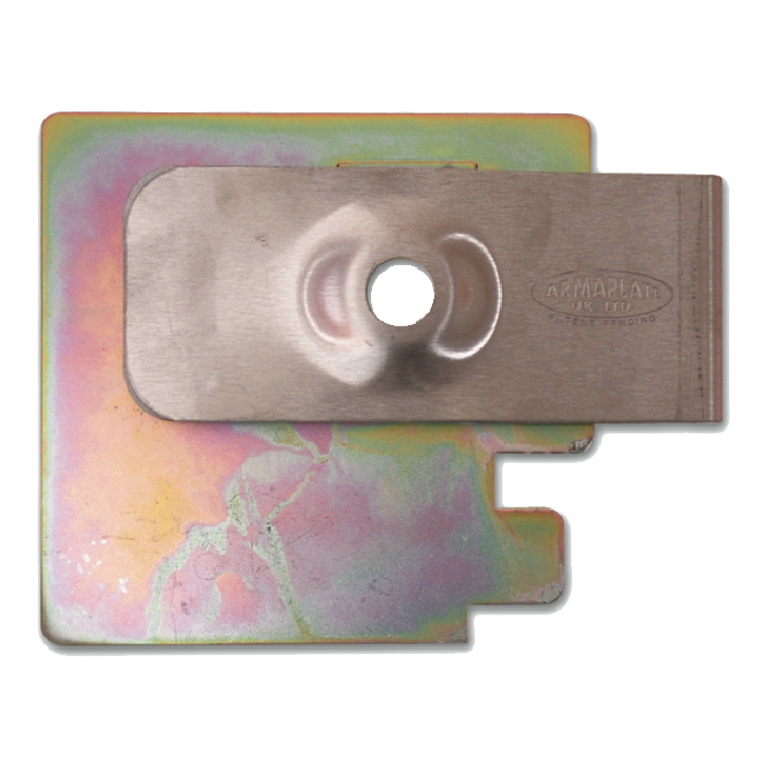 ARMAPLATE Citroen Relay Mark 2 Lock Protector Plate - Nearside Front