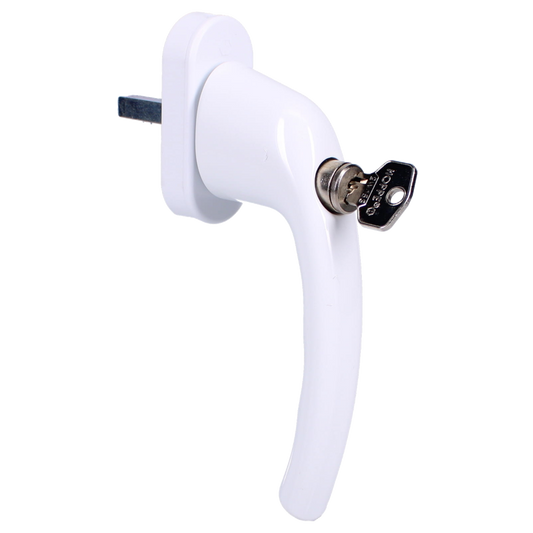 HOPPE UPVC Espag Handle Inline - Tilt & Turn - White
