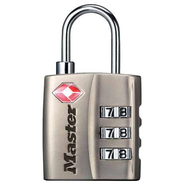 MASTER LOCK 4680 TSA Combination Luggage Padlock - NP Visi