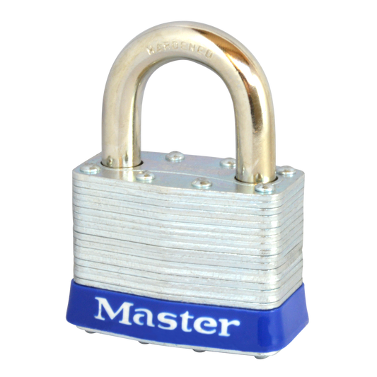 MASTER LOCK Open Shackle Unassembled Laminated Padlock - 5UP Standard Shackle