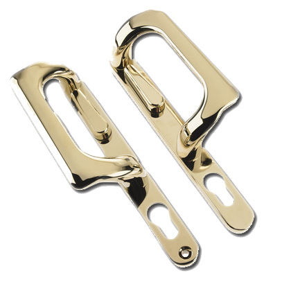 PADDOCK Patio Handle & Lever - Euro - Brass