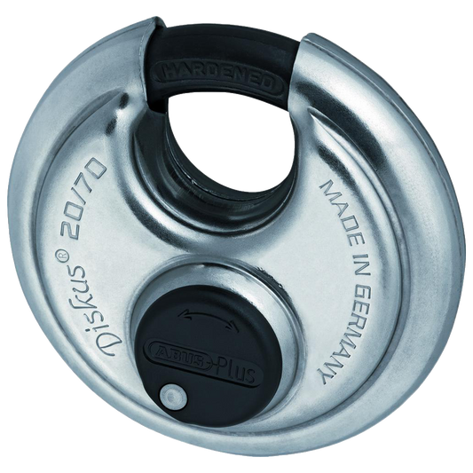 ABUS 20 Series `Plus` Mechanism Diskus Discus Padlock - 71mm 20/70 Boxed