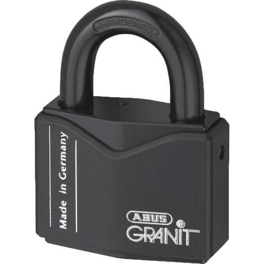 ABUS 37 Series Granit `Plus` Mechanism Solid Steel Open Shackle Padlock - 63mm KA (1461146) 37/55 Boxed