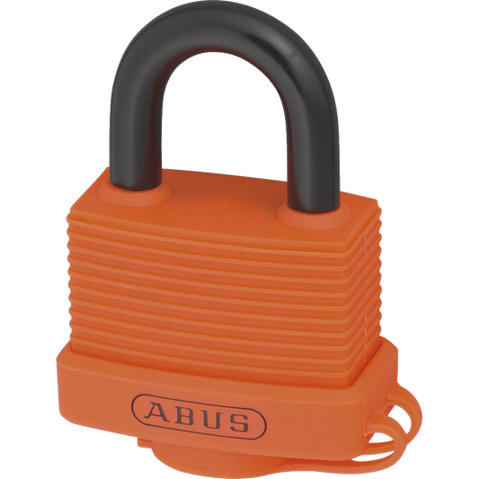 ABUS 70AL Series Aluminium Open Shackle Padlock - 53mm Orange KA (6401) 70AL Boxed
