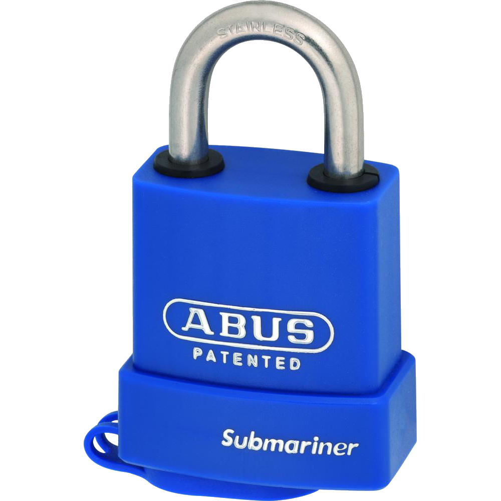 ABUS 83WPIB Series Marine Brass Open Stainless Steel Shackle Padlock - 56.5mm KD 83WPIB/53 Visi