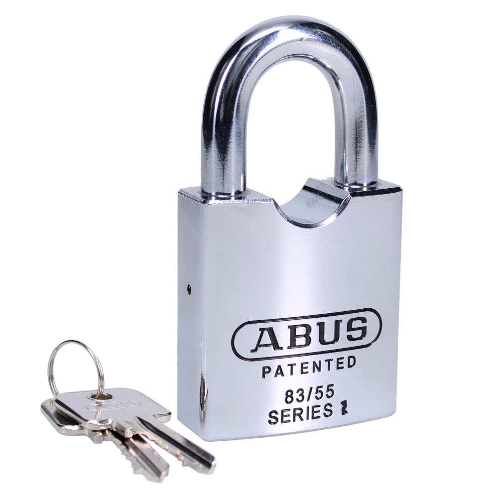 ABUS 83 Series Steel Open Shackle Padlock - 55mm KD 83/55 Visi