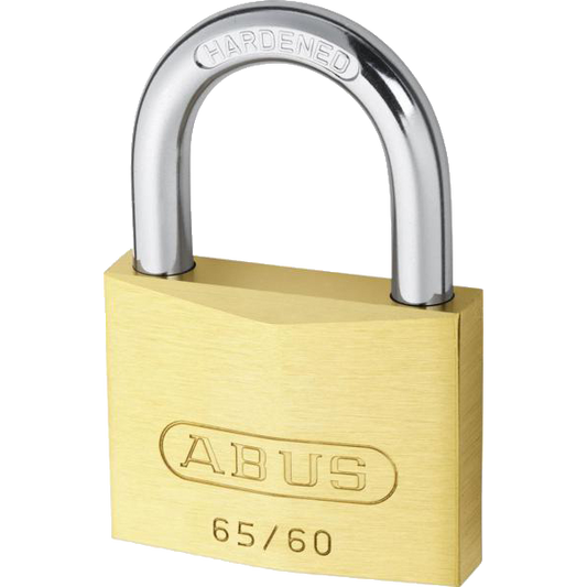 ABUS 65 Series Brass Open Shackle Padlock - 60mm KA (601) 65/60 Boxed