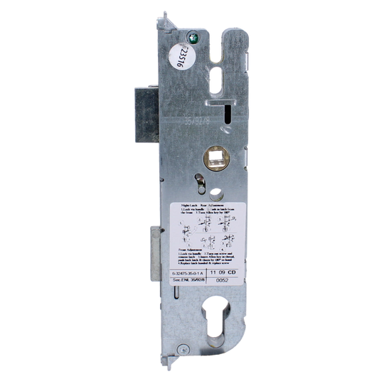 GU Lever Operated Latch & Deadbolt Gearbox with Split Spindle - 35/92