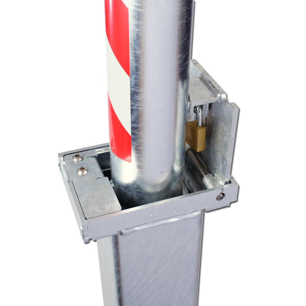 AUTOPA Retractapost Padlocked Retractable Parking Post - 500mm x 76mm
