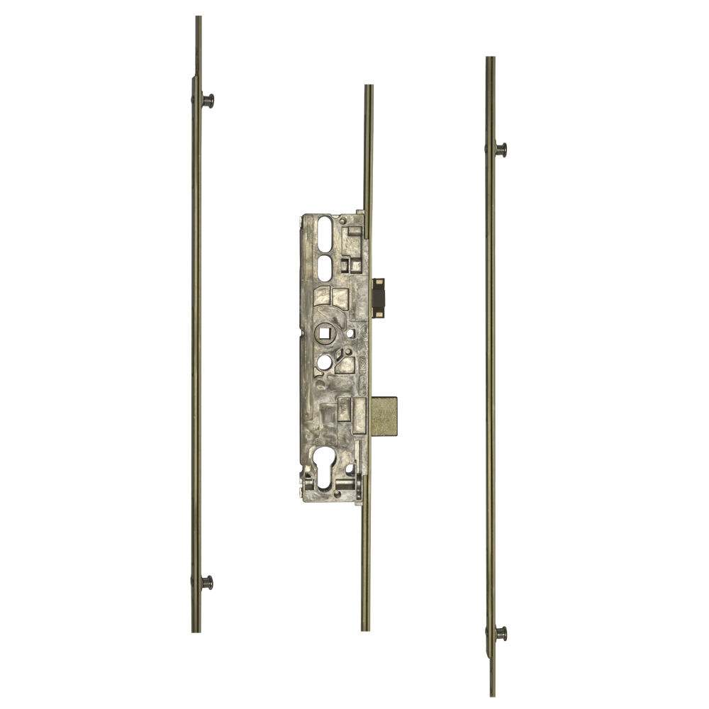 ROTO H600 3RDL2206 Latch & Deadbolt Single Spindle - 4 (V Cam) Mushrooms - 35/92 - 4 (V Cams) Mushrooms
