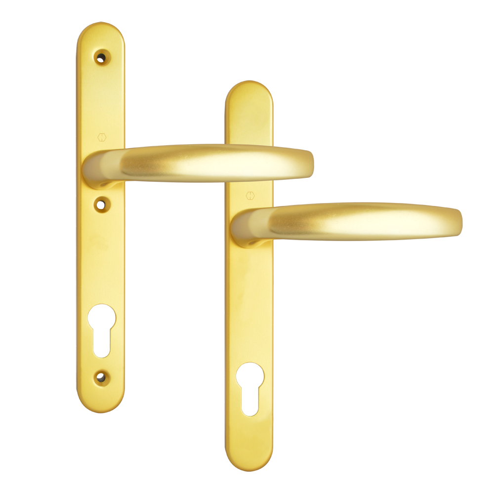 HOPPE Atlanta 92PZ 3 Hole Fix 1530/3346 UPVC Furniture - Gold - 2353310