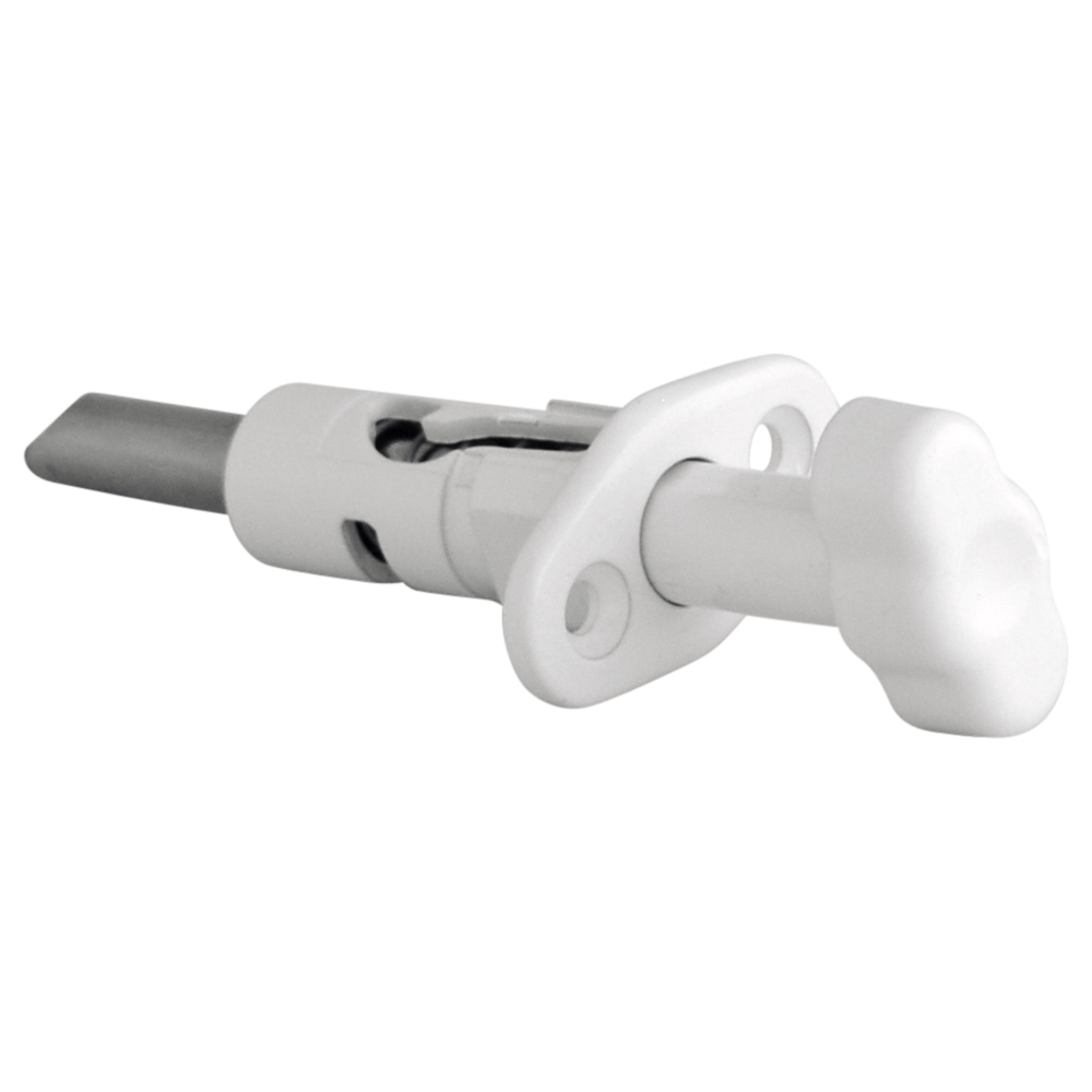 WINLOCK Patio Spring Bolt - 47mm Throw - White