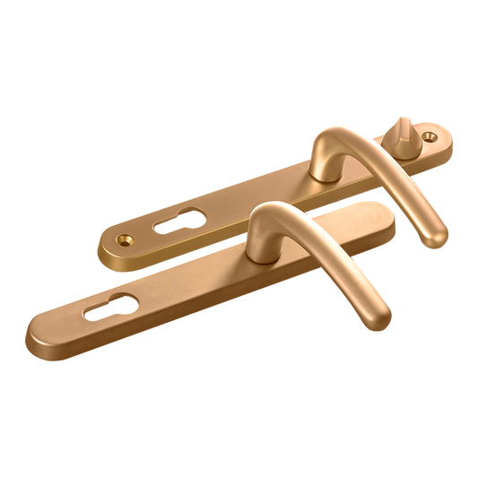 FAB & FIX Balmoral 92/62 Lever/Lever Snib UPVC Furniture - Gold