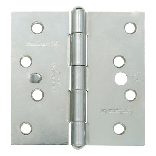 GRIDLOCK Fixed Pin Wide Butt Hinges - Square - ZP