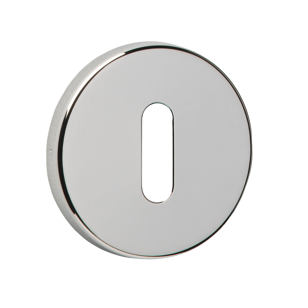 URFIC Easy Click Standard Key Escutcheon - Polished Nickel