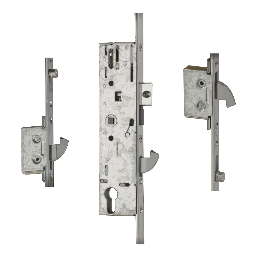 YALE YS170 Lever Operated Latch & Hookbolt Split Spindle - 2 Hook 2 Roller - 35/92 (YS170-3H2OR)