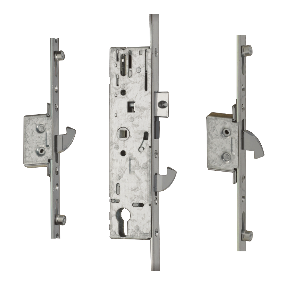 YALE YS170 Lever Operated Latch & Hookbolt Split Spindle - 2 Hook 4 Roller - 35/92 (YS170-3H4R)