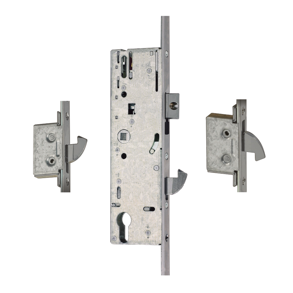 YALE YS170 Lever Operated Latch & Hookbolt Split Spindle 20mm Flat - 2 Hook - 45/92 (YS170-3HDS45)