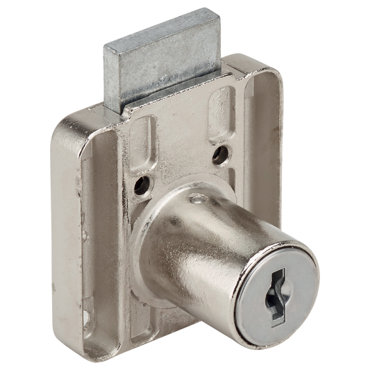 RONIS 4500 Square Drawer Furniture Lock - 22mm NP KD under “SM” MK Series