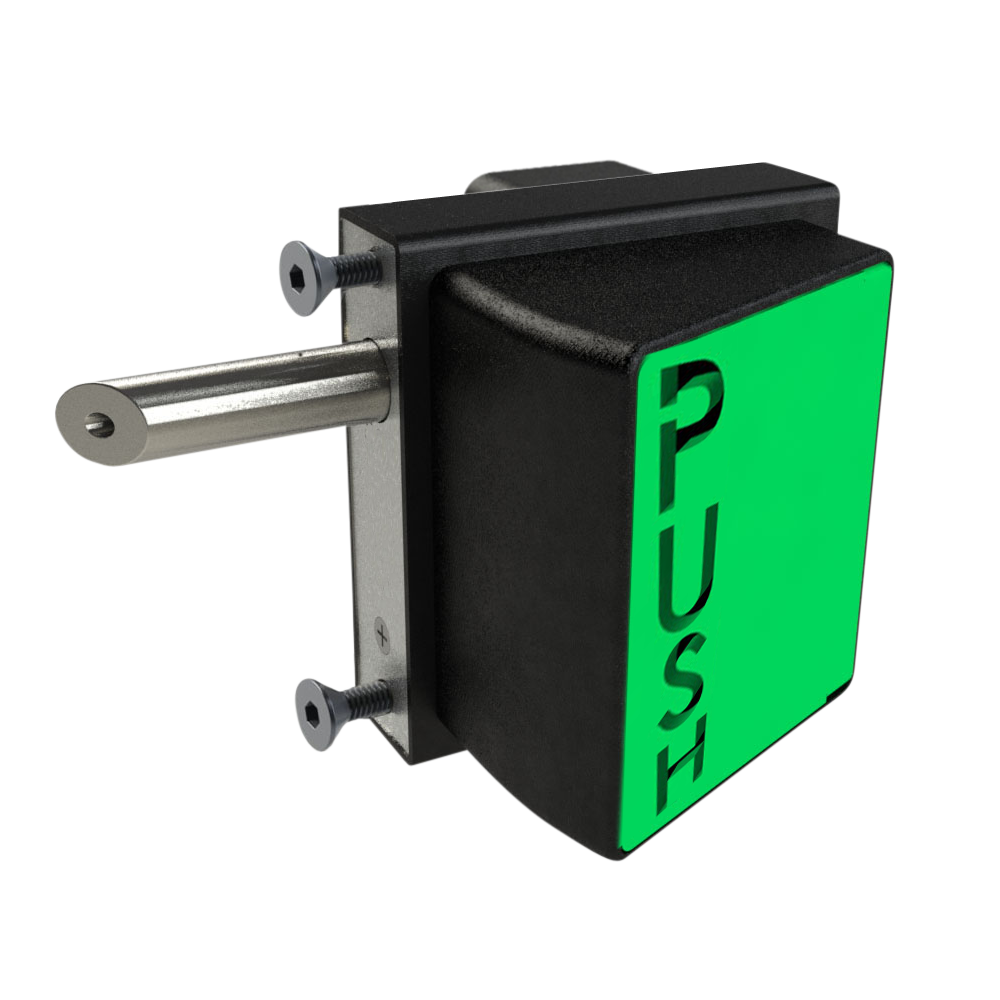 GATEMASTER SBQEDGL Bolt On Digital Exit Pushpad - LH - SBQEDGLL01 (10mm - 30mm)