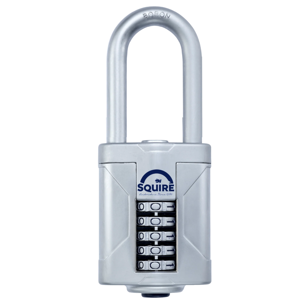 SQUIRE Vulcan Long Boron Shackle Combination Padlock - 60mm