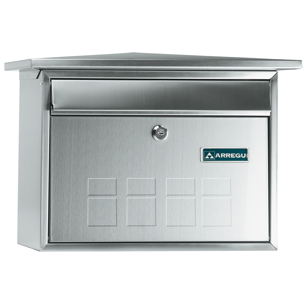 ARREGUI Deco Mailbox - Satin Stainless Steel