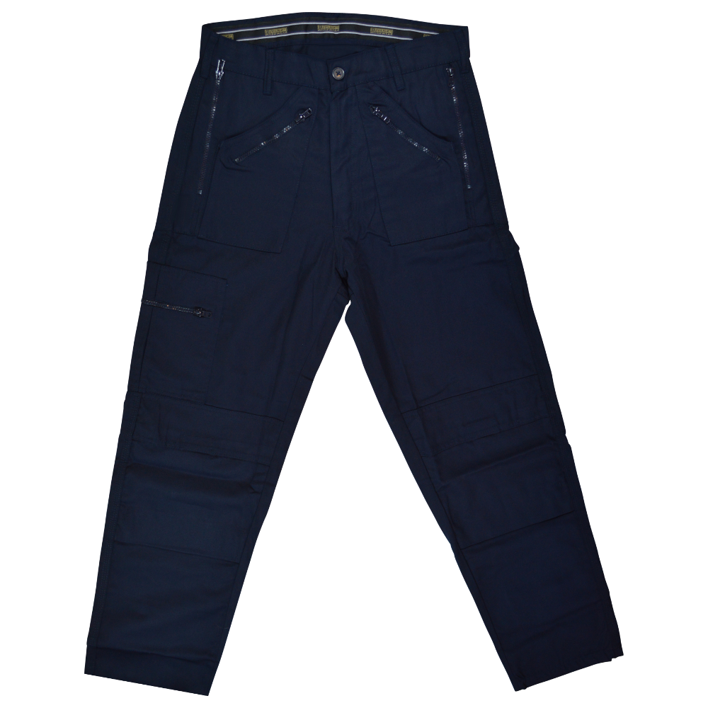 Action Work Trousers Navy - 30 Inch Waist
