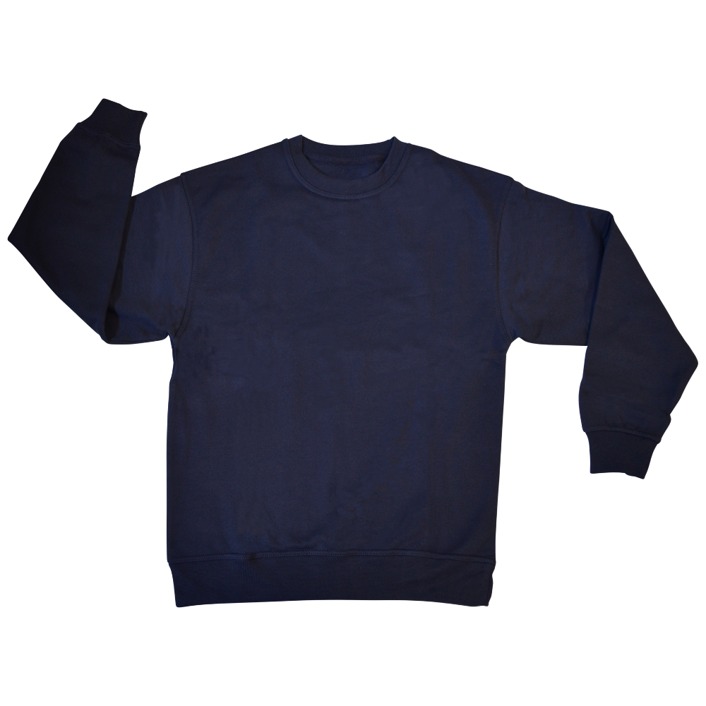 Action Polycotton Sweatshirt Navy - S