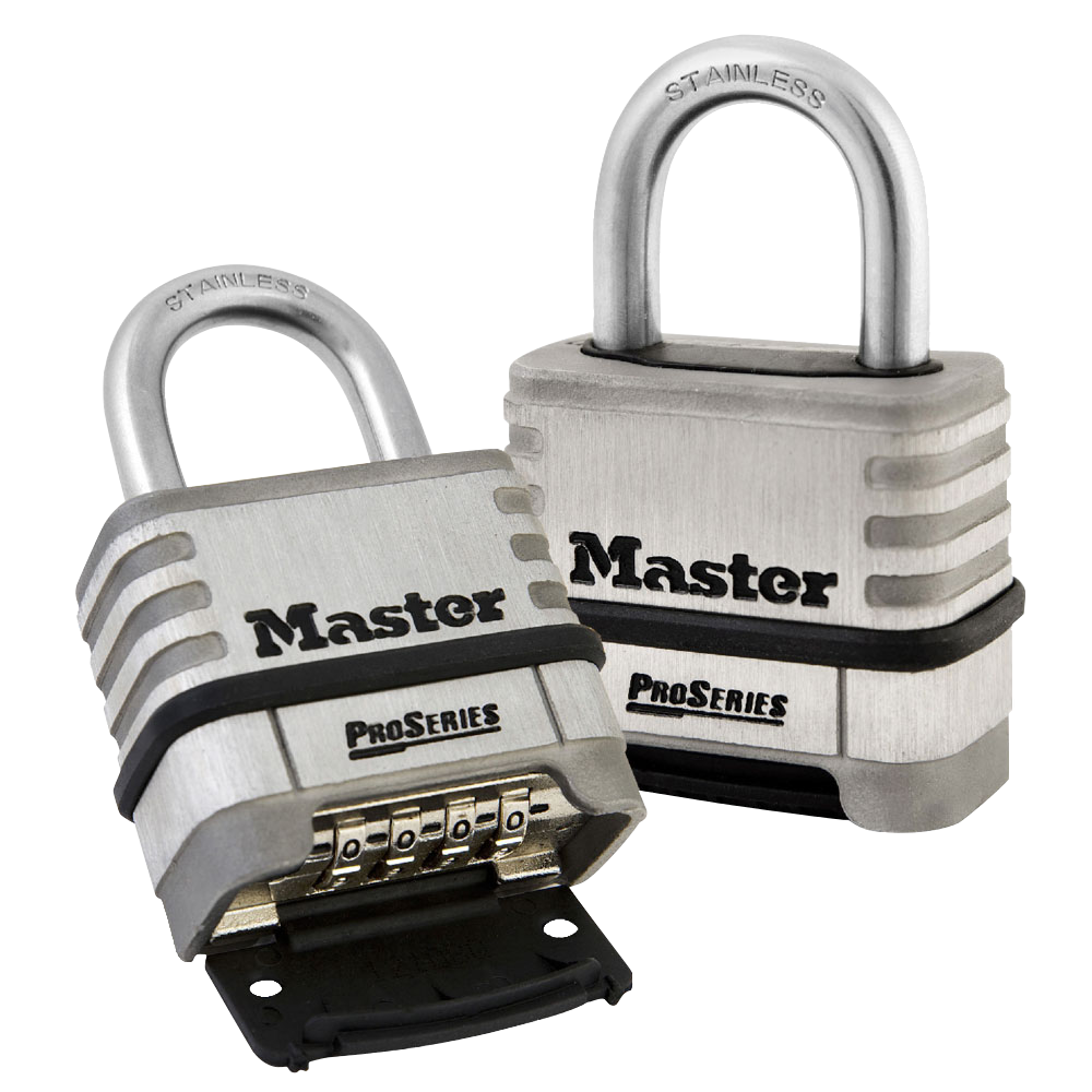 MASTER LOCK 1174D Open Shackle Combination Padlock - 58mm